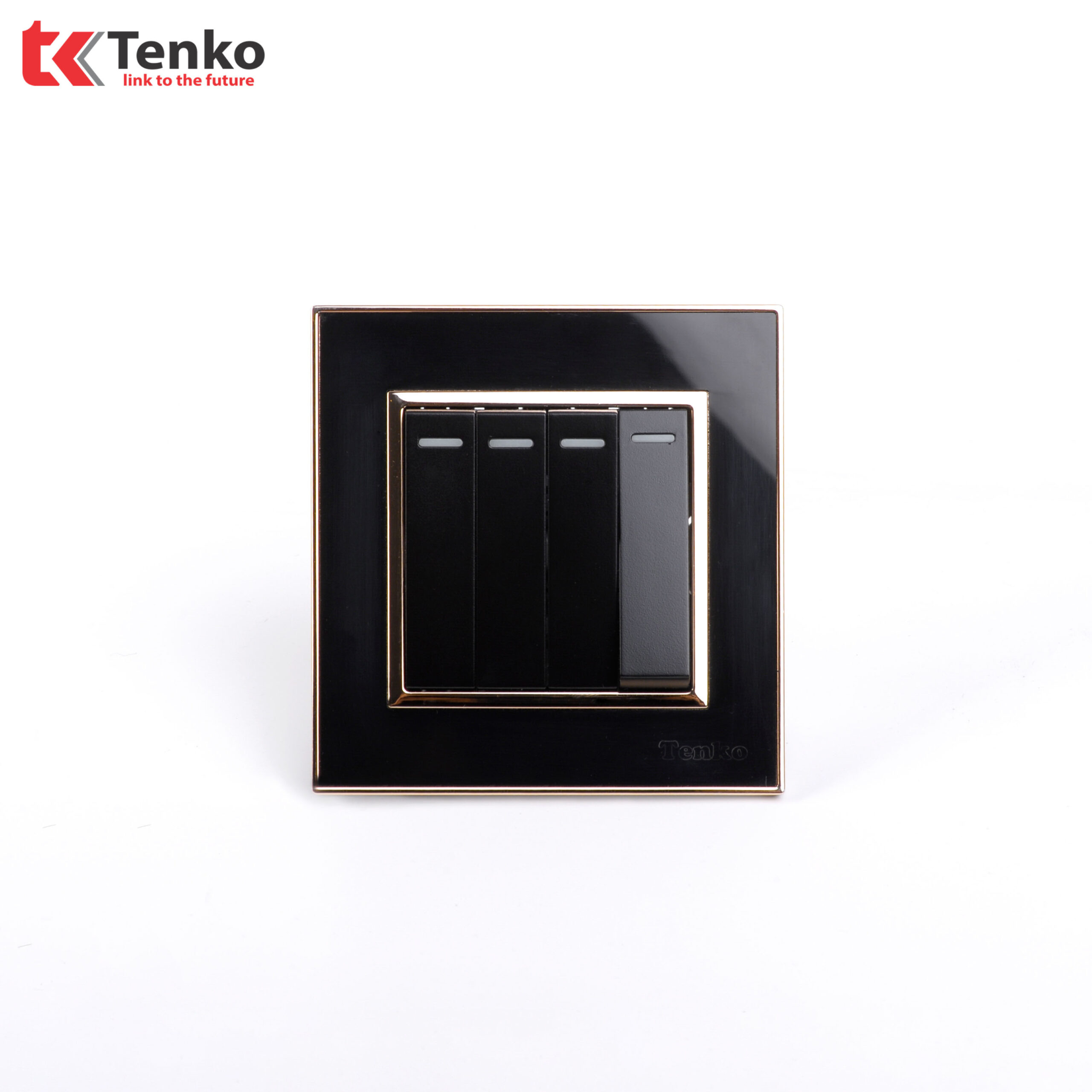 Công Tắc Âm Tường 4 Nút Tenko TK-F66-04 – Đế Vuông