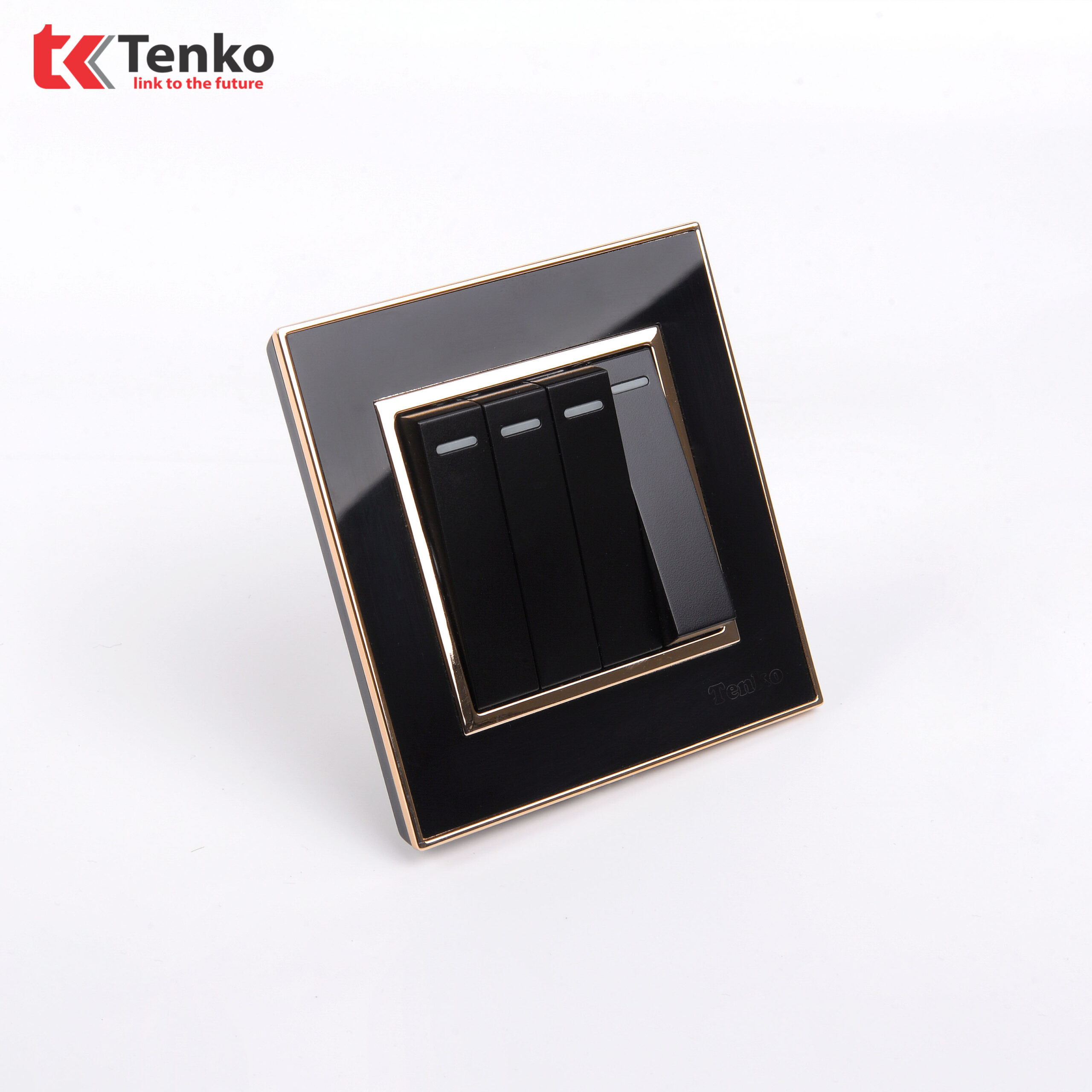 Công Tắc Âm Tường 4 Nút Tenko TK-F66-04 – Đế Vuông