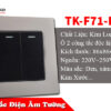 Công Tắc Điện Âm Tường 2 Nút Bấm