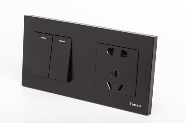 Ổ Cắm, Công Tắc Âm Tường 2 Module TK-HT2N