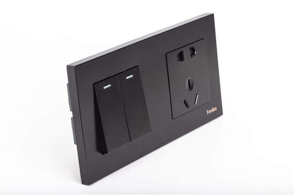 Ổ Cắm, Công Tắc Âm Tường 2 Module TK-HT2N