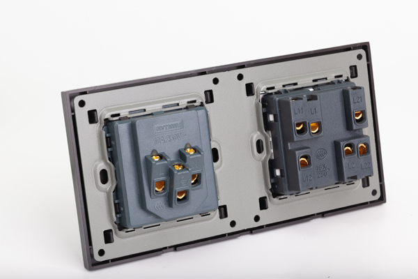 Ổ Cắm, Công Tắc Âm Tường 2 Module TK-HT2N