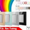 Công Tắc, Ổ Cắm Âm Tường Mặt Kính Cường Lực