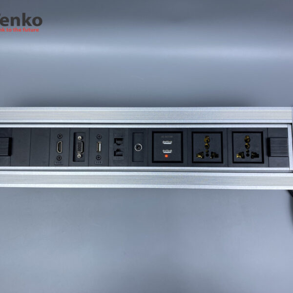 Hộp Điện Âm Bàn Xoay 180 Độ – Tích Hợp Cổng HDMI-LAN-USB TK-HX7