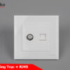 Cáp đồng trục + RJ45