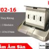 Ổ cắm điện âm sàn 3 modules màu bạc cao cấp giá rẻ
