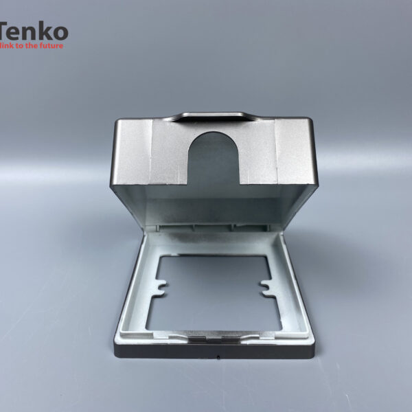 Hộp Bảo Vệ – Mặt Che Mưa Chống Nước Ổ Cắm Vuông TK-WB01 – Xám