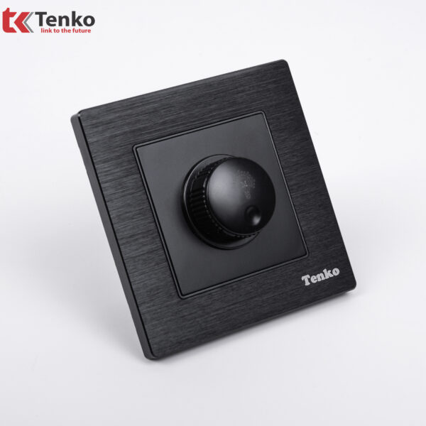 Công Tắc Chiết Áp Đèn – Rơ Le Điều Chỉnh Độ Sáng Đèn Tenko TK-F71-B-61 Đen