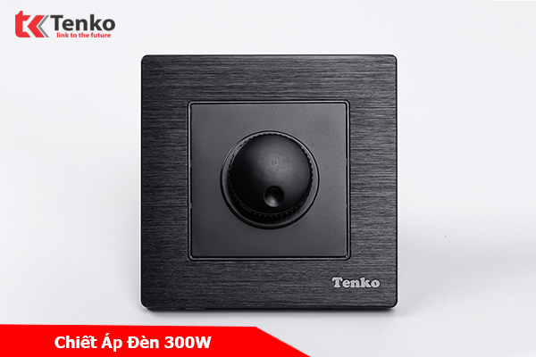 Công Tắc Chiết Áp Đèn – Rơ Le Điều Chỉnh Độ Sáng Đèn Tenko TK-F71-B-61 Đen