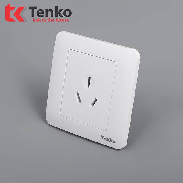 Ổ Cắm 16A Công Nghiệp Chân Cắm Chuẩn Úc TK-TT-08 Trắng