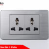 Ổ cắm đôi 3 chấu TK-C7-050