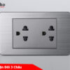 Ổ điện đôi 3 chấu TK-C7-043