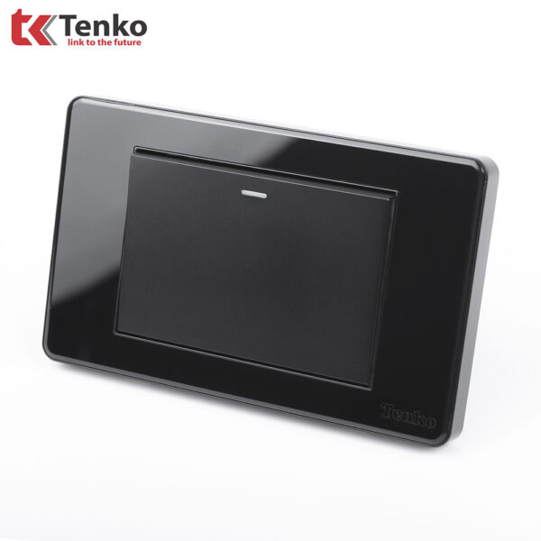 Công Tắc Đèn Âm Tường 1 Chiều và 2 Chiều Cao Cấp TENKO TK-C9-01 ĐEN