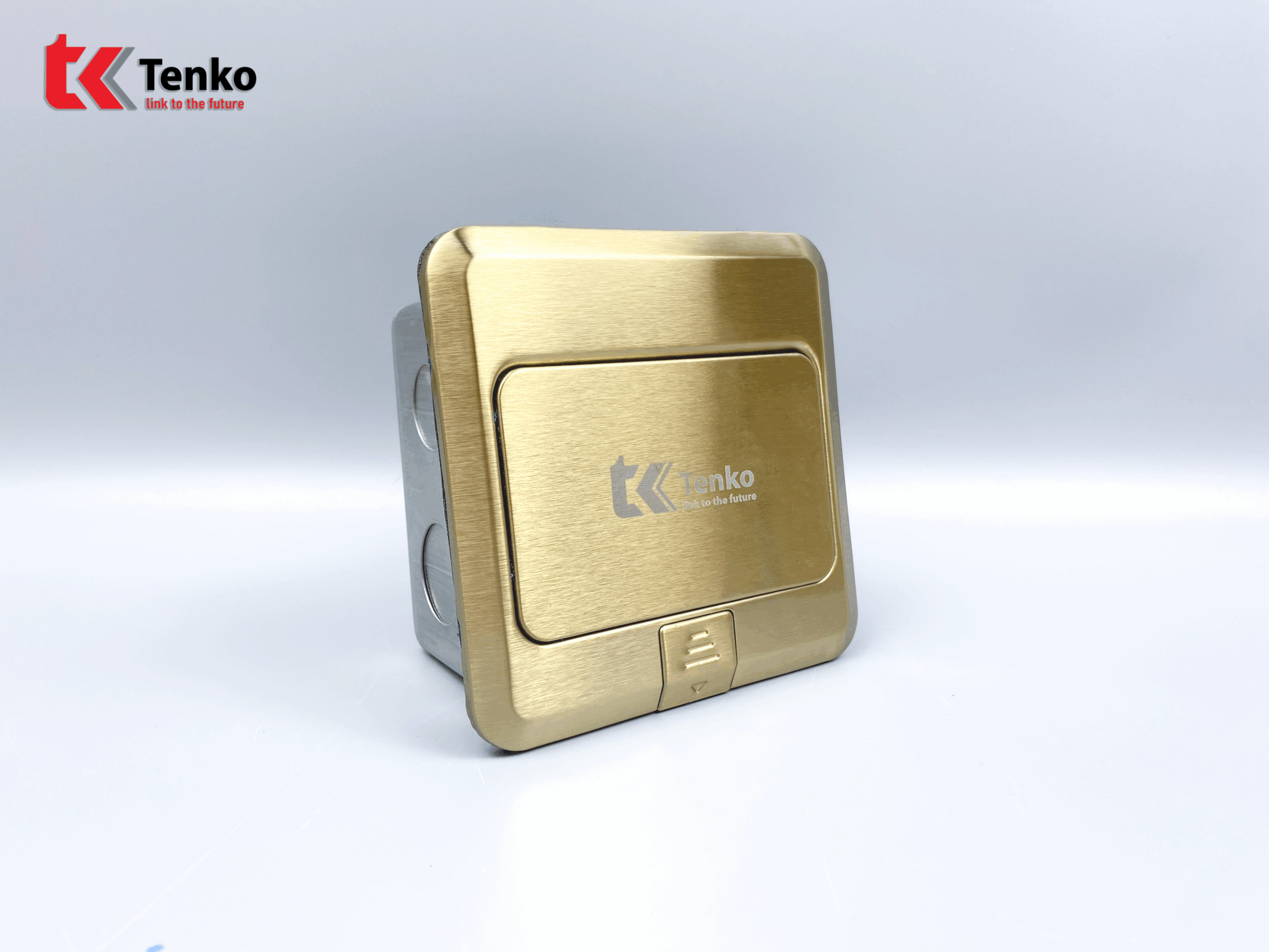 Ổ Cắm Điện, Mạng Âm Sàn Bằng Đồng Tenko TK-J02-20 Cao Cấp
