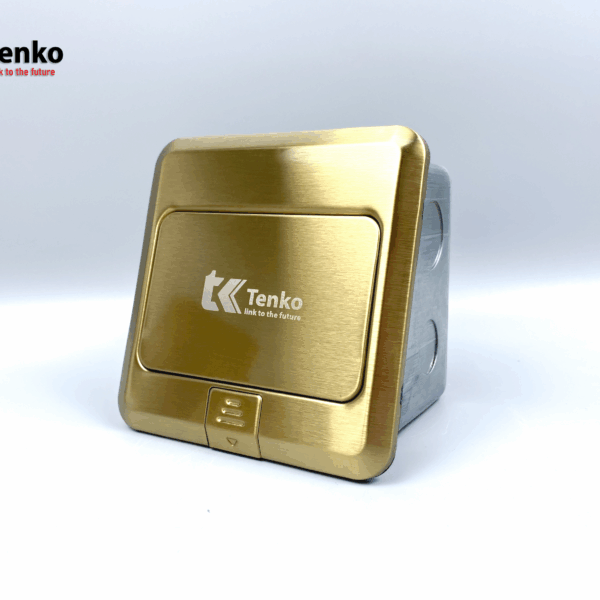 Ổ Cắm Điện, Mạng Âm Sàn Bằng Đồng Tenko TK-J02-20 Cao Cấp