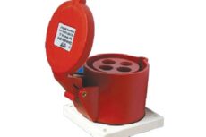 Ổ cắm cố định dạng thẳng 32A 3P+E Tenko-IP44 TK-324