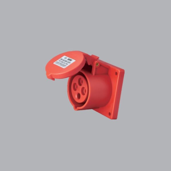 Ổ cắm cố định dạng thẳng 32A 3P+N+E-IP44 Tenko TK-325