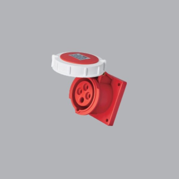 Ổ cắm cố định dạng thẳng 32A 3P+N+E-IP44 Tenko TK-3252