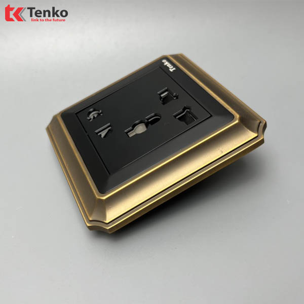 Công tắc Điện Âm Tường Viền đồng | TK-F88A-18