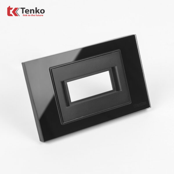 Mặt Át Đơn + Gông Tenko Mặt Kính Cường Lực Tenko TK-C18-A-AD Đen