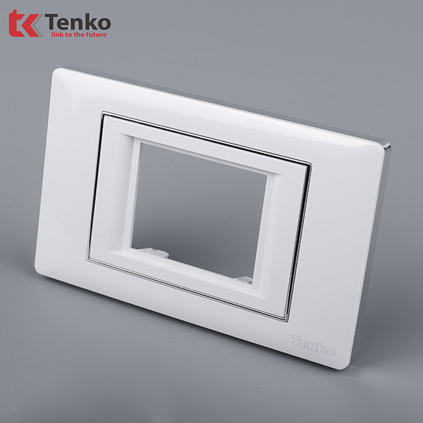 Mặt Át Đôi+ Gông Tenko TK-C27-B-AD Trắng viền bạc