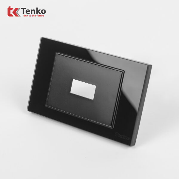 Mặt Át Khối + Gông Mặt Kính Cường Lực Tenko TK-C18-AK Đen