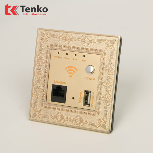 Ổ Wifi Âm Tường Mặt Tân Cổ Điển Tenko TK-F88-69