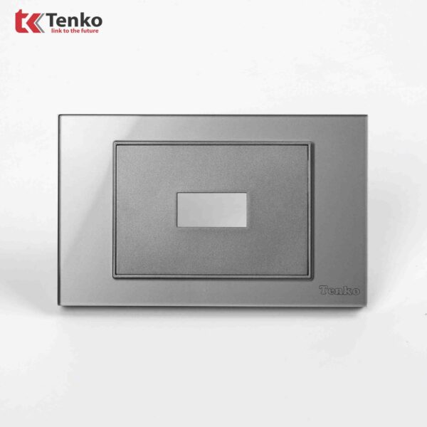 Mặt Át Khối + Gông Tenko Mặt Kính Cường Lực Tenko TK-C18-AK Xám