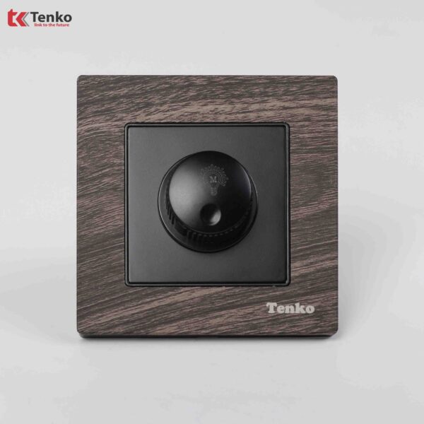 Chiết Áp Đèn 300W Mặt Vân Gỗ Tenko TK-F71A-61