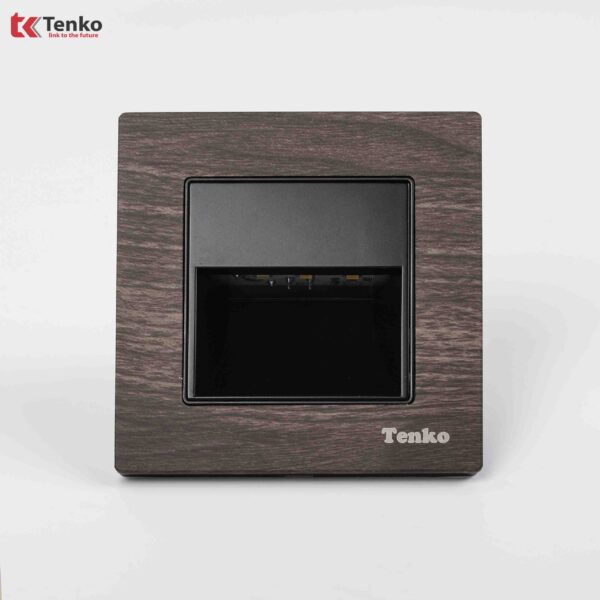 Đèn LED Âm Tường Mặt Vân Gỗ Tenko TK-F71A-93