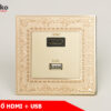 Ổ HDMI + USB