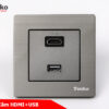 Ổ cắm HDMI+USB