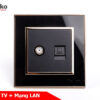 Ổ cắm TV + mạng LAN
