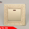 Công Tắc Công Suất Cao 20A Mặt Vuông Tân Cổ Điển TK-F88-87