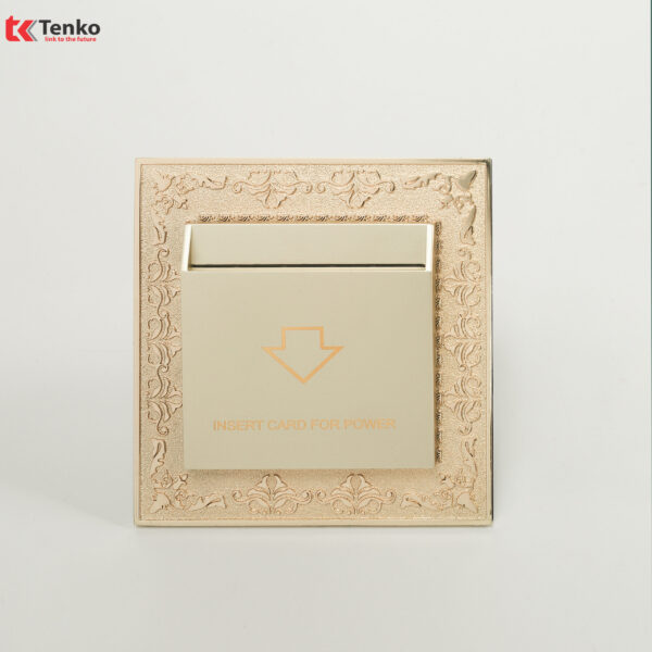 Công Tắc Thẻ Từ Mặt Tân Cổ Điển Tenko TK-F88-66