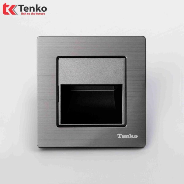 Đèn LED âm tường Mặt Nhôm Phay Tenko TK-F71B-93 Xám Bóng