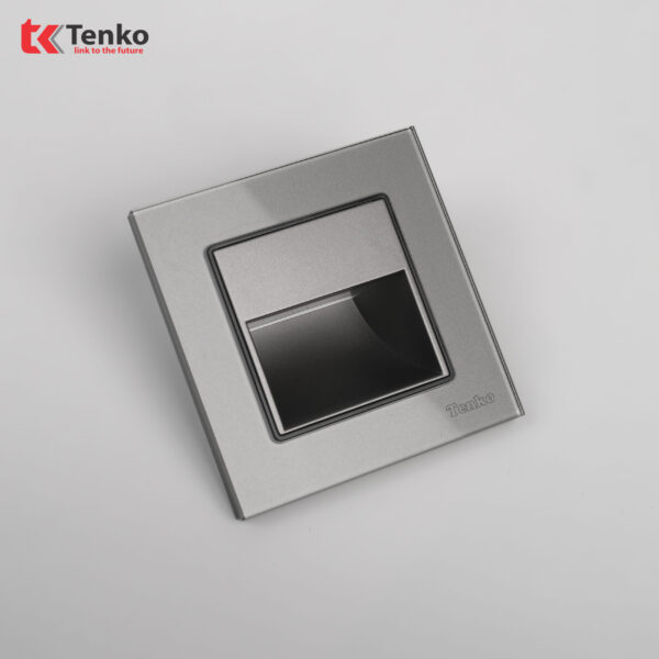 Đèn LED Âm Tường Mặt Kính Cường Lực Tenko TK-F71D-93 Xám