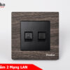 Ổ cắm 2 mạng LAN