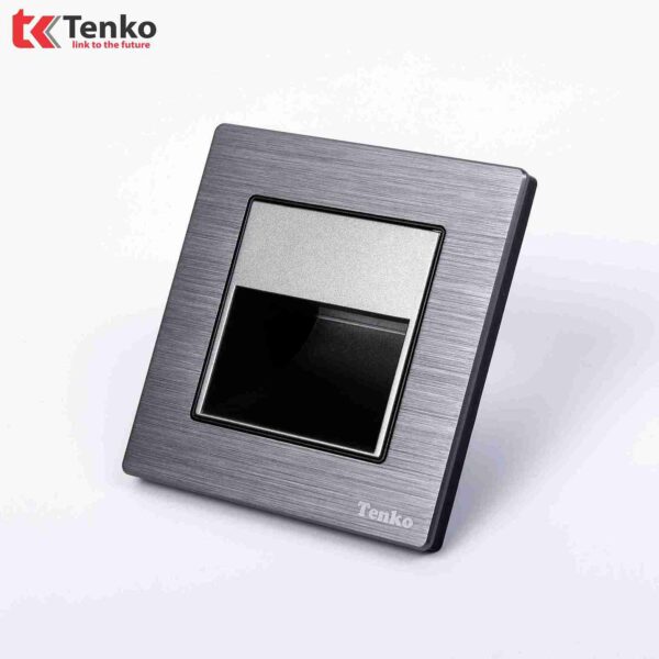 Đèn LED Âm Tường Mặt Nhôm Phay TK-F71B-93 Xám Xước