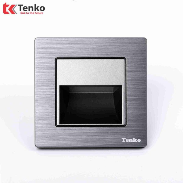 Đèn LED Âm Tường Mặt Nhôm Phay TK-F71B-93 Xám Xước