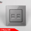 ổ cắm 2 mạng lan âm tường