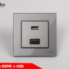 ổ cắm hdmi và usb âm tường