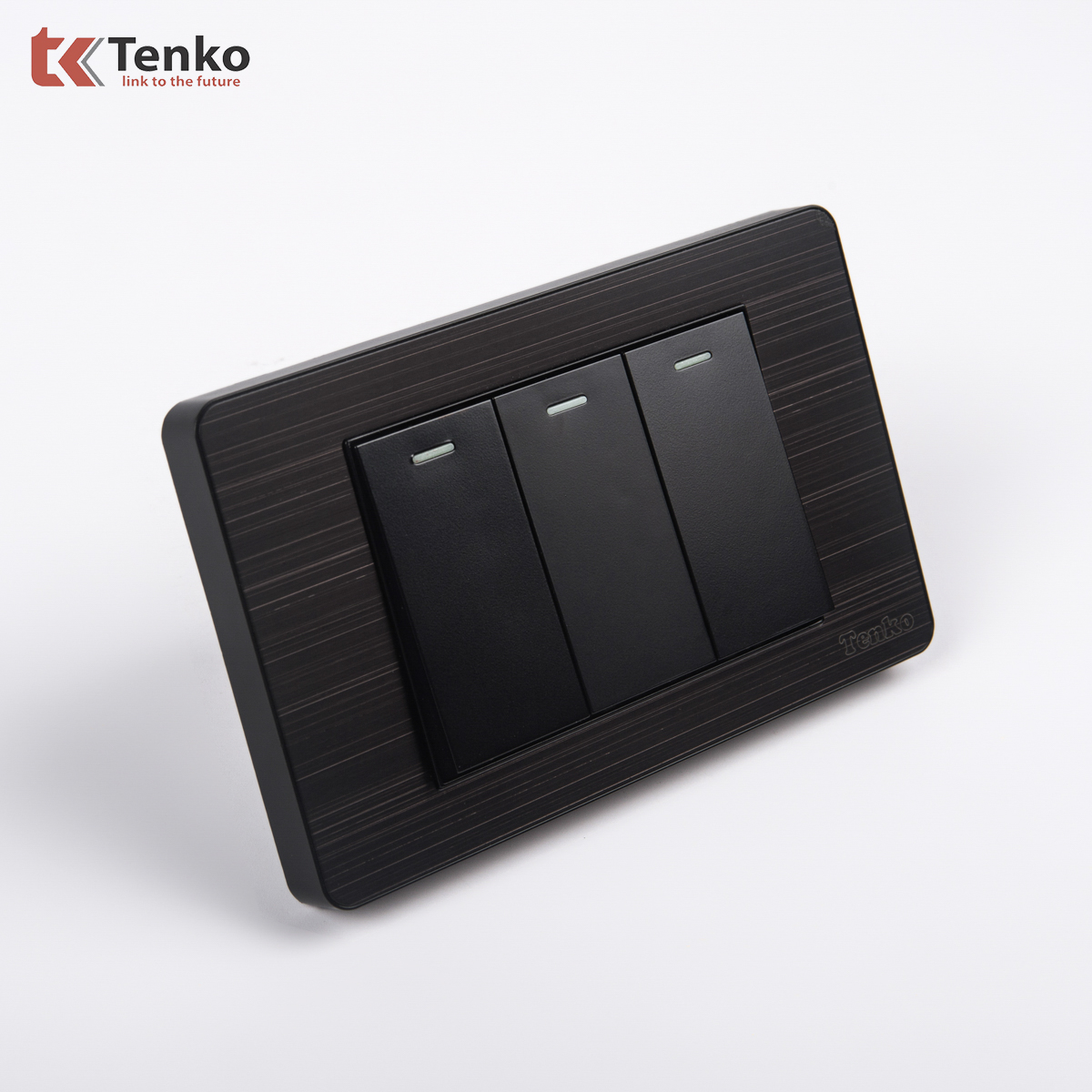 Công Tắc 3 Nút Mặt Hợp Kim Chính hãng Tenko TK-C7G-03