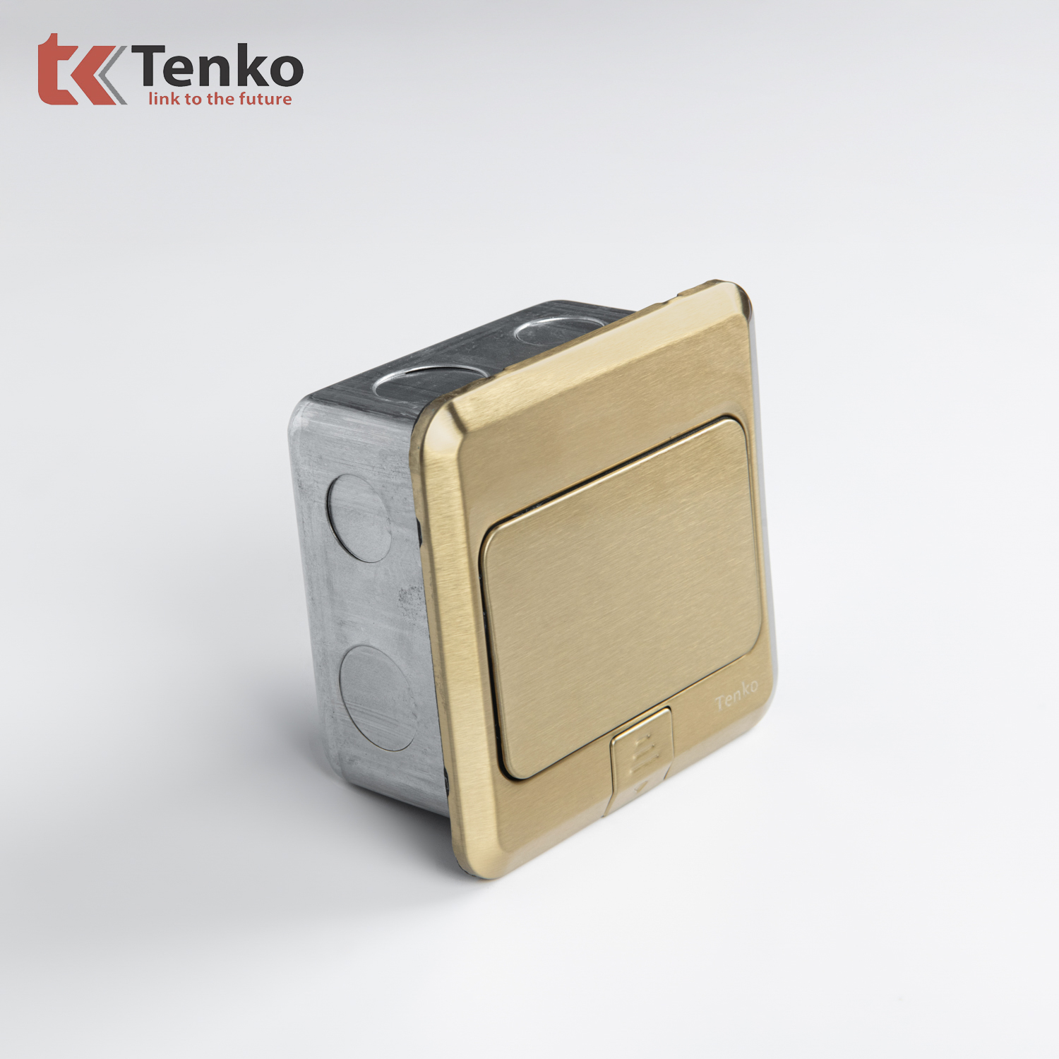 Hộp Đế Âm Sàn Thông Dụng Chính Hãng Tenko TK-J02 Màu Vàng