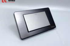 Công Tắc Điện 1 Nút Mặt Hợp Kim 1 Chiều Và 2 Chiều Chính hãng Tenko TK-C7G-01 Đen Xám
