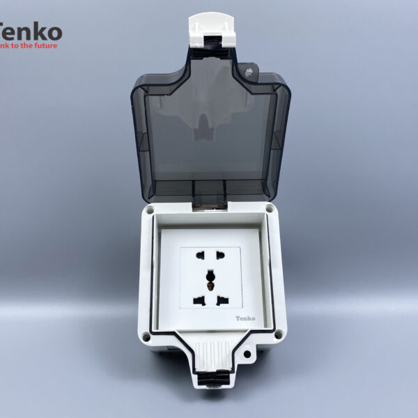 Ổ Cắm Đôi 3 Chấu Chống Nước Chính Hãng Tenko TK-IP66-01