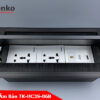 hộp điện âm bàn đa năng màu đen kèm usb, hdmi và mạng lan
