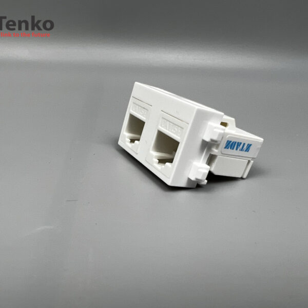 Nhân Ổ Cắm Mạng Đôi RJ545 Cat6 Âm Sàn Chính Hãng Tenko TK-AS-09
