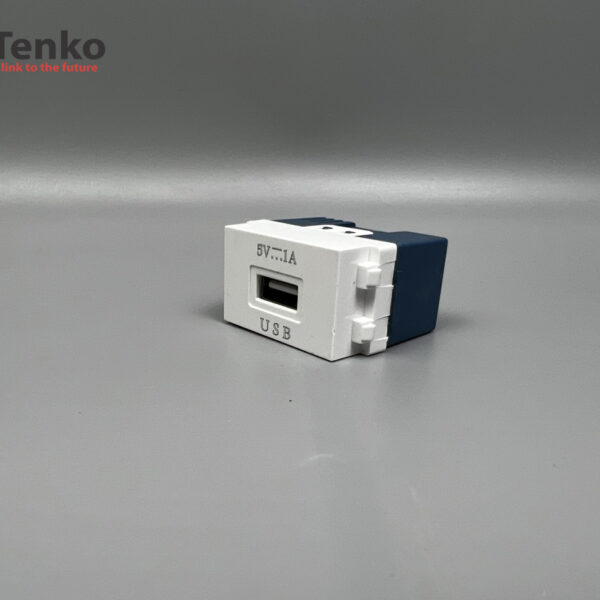 Nhân Ổ Cắm USB Sạc 5V-2.1A Âm Sàn Chính Hãng Tenko TK-AS-10