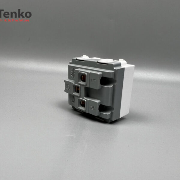 Nhân Ổ Cắm Đơn 3 Chấu Âm Sàn Chính hãng Tenko TK-AS-11